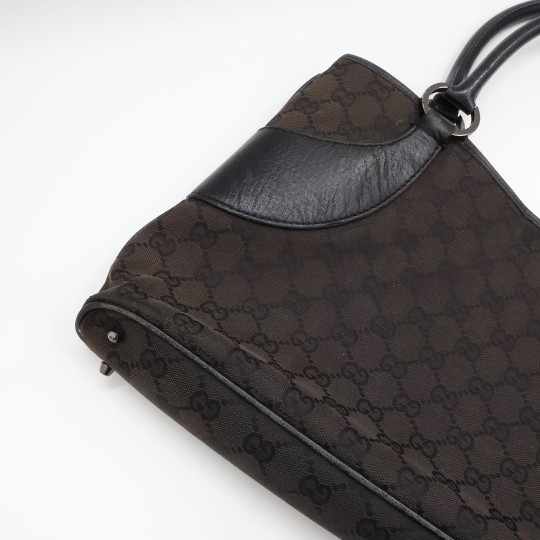 Gucci GG Black Monogram Tote Handbag