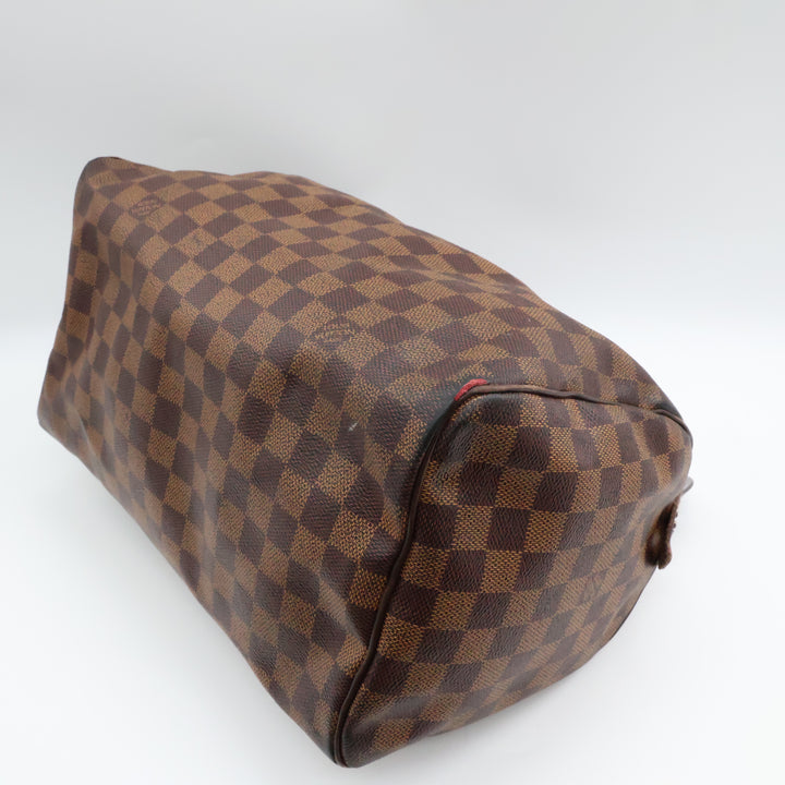 Louis Vuitton Speedy 30 Brown Damier Ebene Handbag