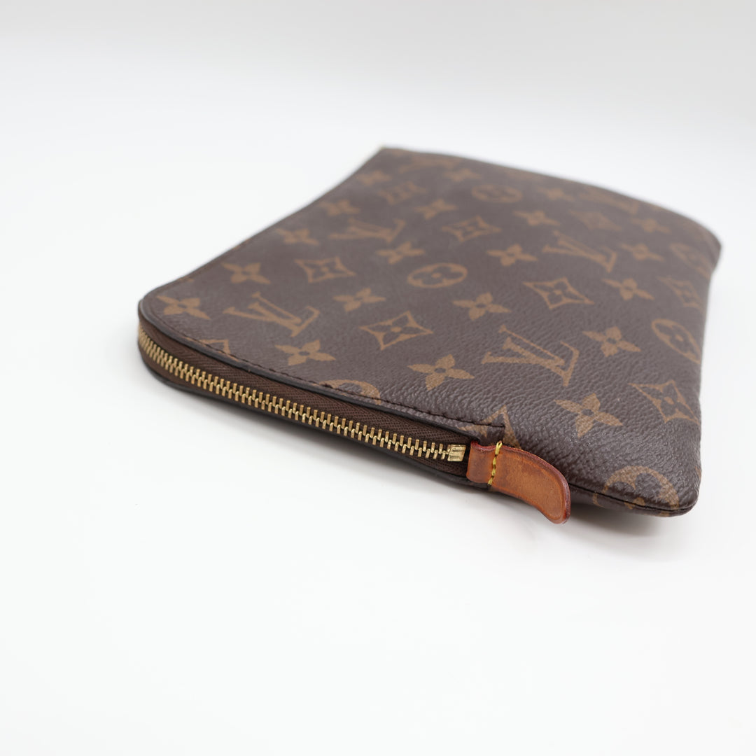 Louis Vuitton Brown Monogram Etui PM Voyage Pouch Bag