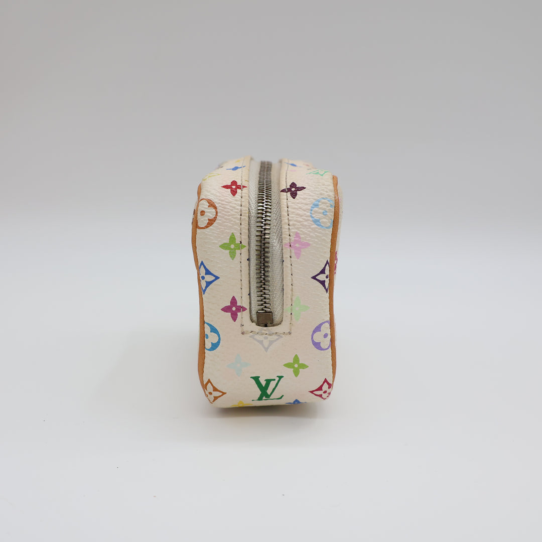 Louis Vuitton White Murakami Wapity PM Pouch