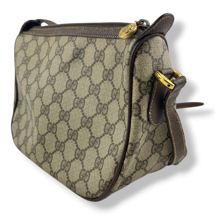 Gucci Vintage Beige Sherry Line Crossbody Handbag