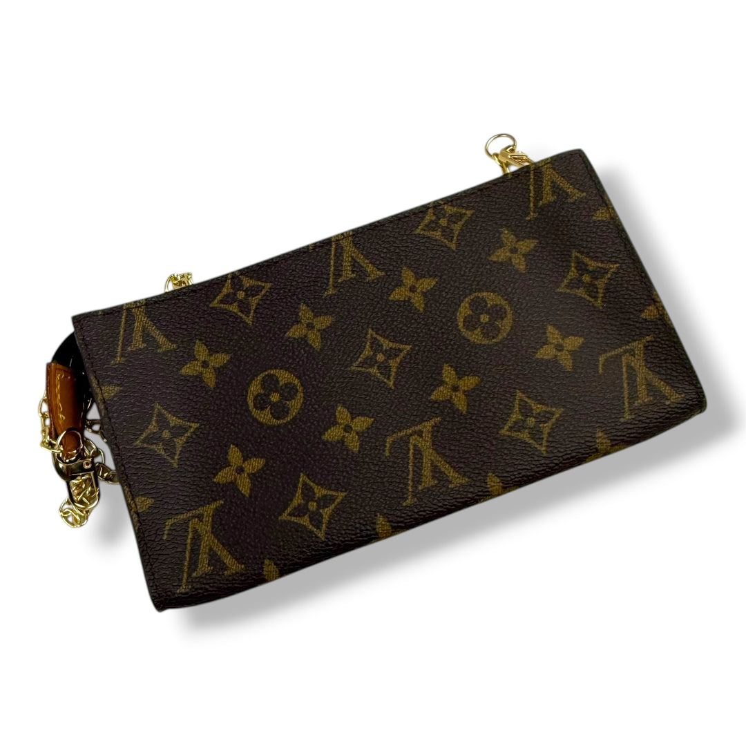 Louis Vuitton Brown Monogram Classic Signature Bucket Pouch