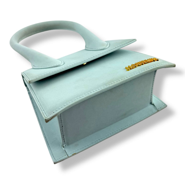 Jacquemus Le Chiquito Moyen Light Blue Crossbody Handbag