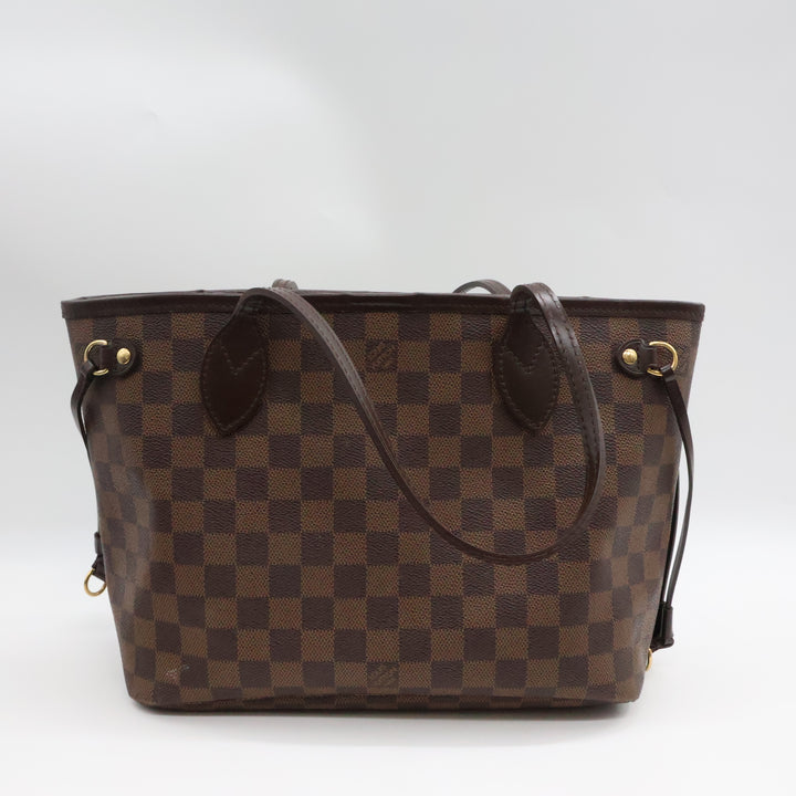 Louis Vuitton Brown Damier Neverfull PM Handbag