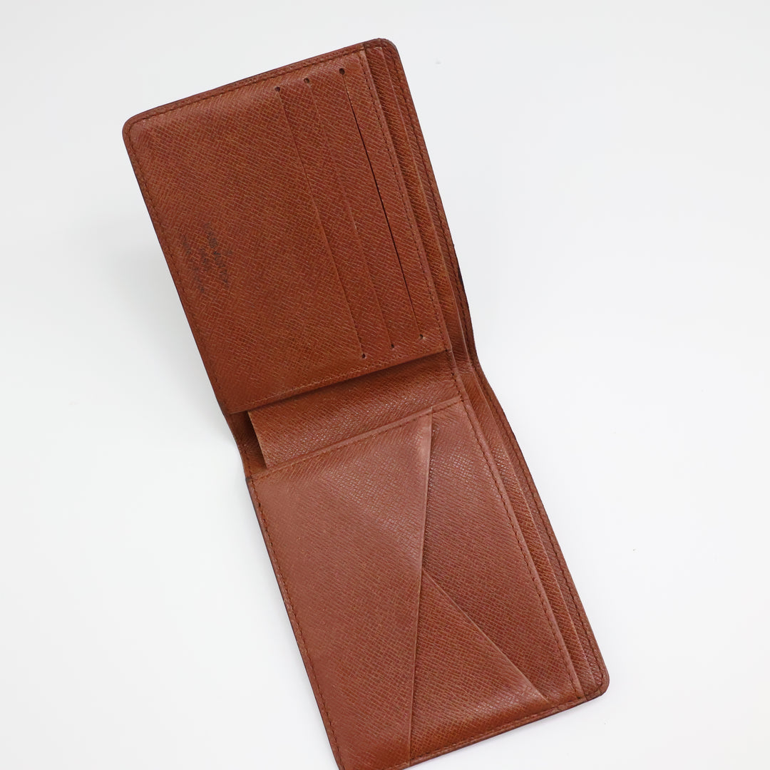 Louis Vuitton Bifold Brown Monogram Wallet Excellent Condition