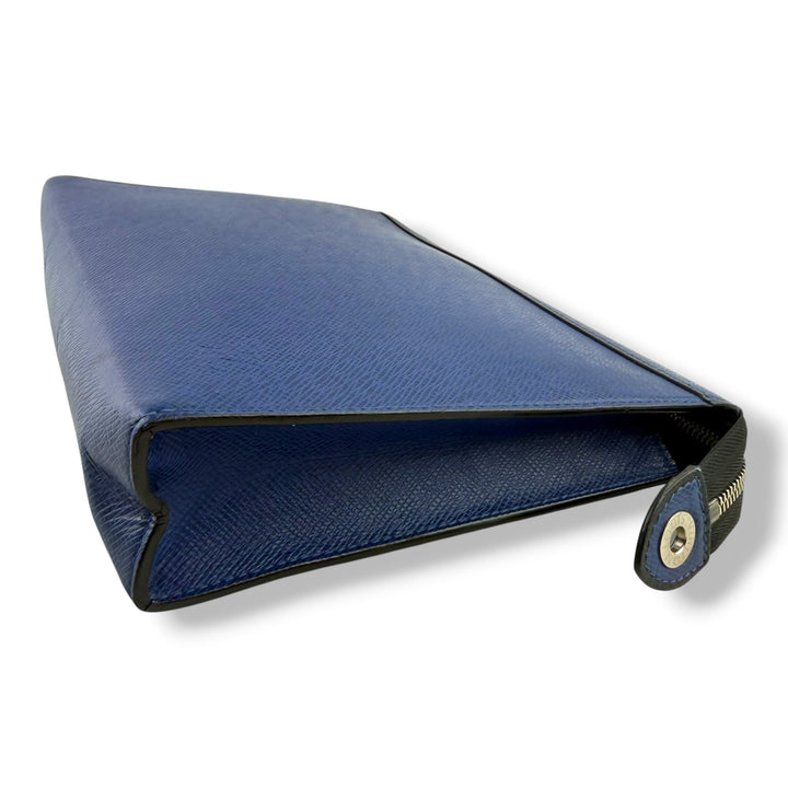 Louis Vuitton Blue Taiga Leather Pochette Voyage Pouch