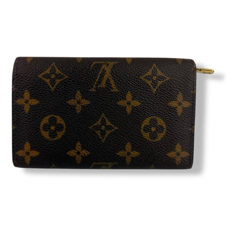 Louis Vuitton Brown Monogram Zippy Clip Purse