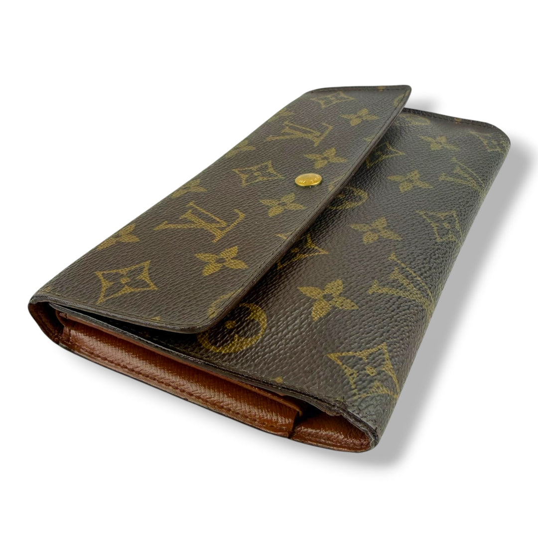 Louis Vuitton Trifold Brown Monogram Femme Wallet