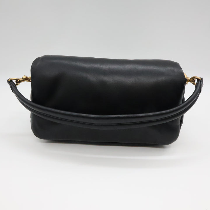 Coach Pillow Tabby 26 Black Leather Handbag