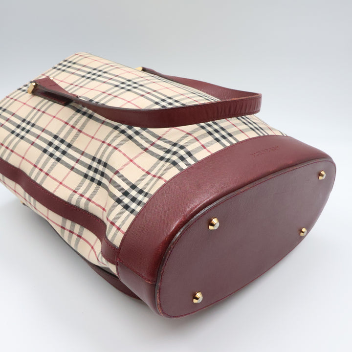 Burberry Vintage Check Tote Bag