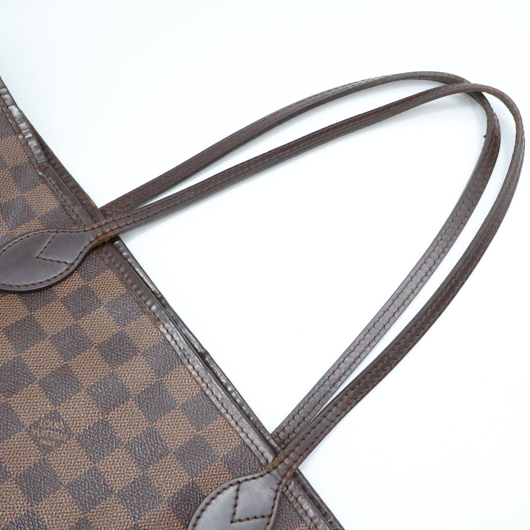 Louis Vuitton Brown Damier Neverfull MM Handbag