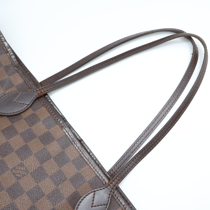 Louis Vuitton Brown Damier Neverfull MM Handbag