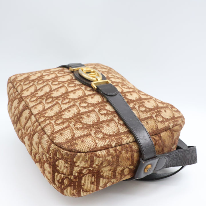 Dior Vintage Trotter Shoulder Beige Handbag