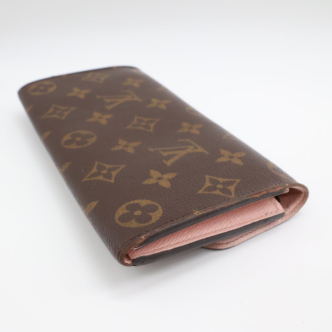 Louis Vuitton Emilie Brown Monogram Femme Wallet