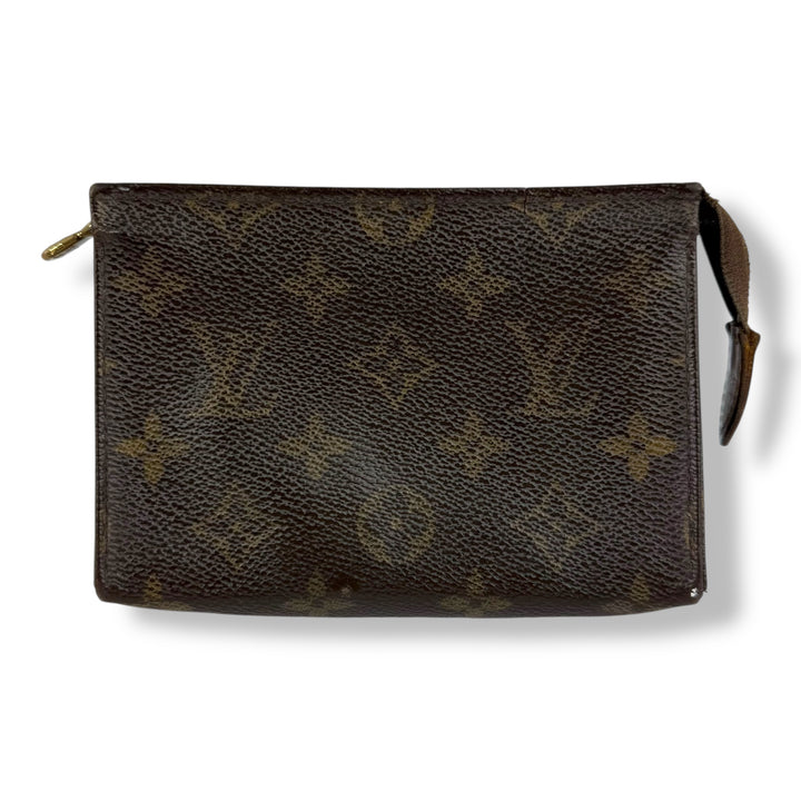 Louis Vuitton Brown Monogram Toiletry Pouch 15 Bag