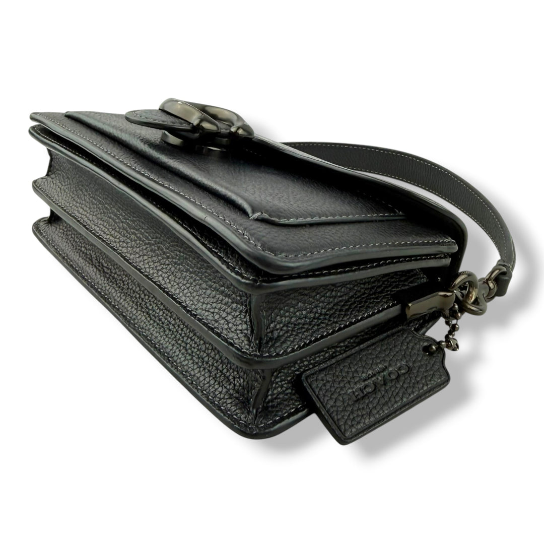 Coach Tabby 20 Black Leather Handbag
