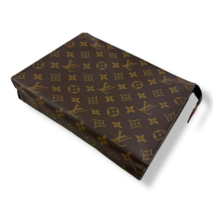 Louis Vuitton Brown Monogram Toiletry Pouch 26 Bag