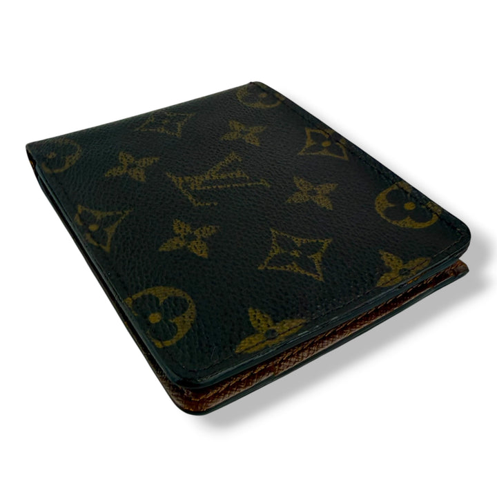 Louis Vuitton Vintage Bifold Brown Monogram Wallet 7758