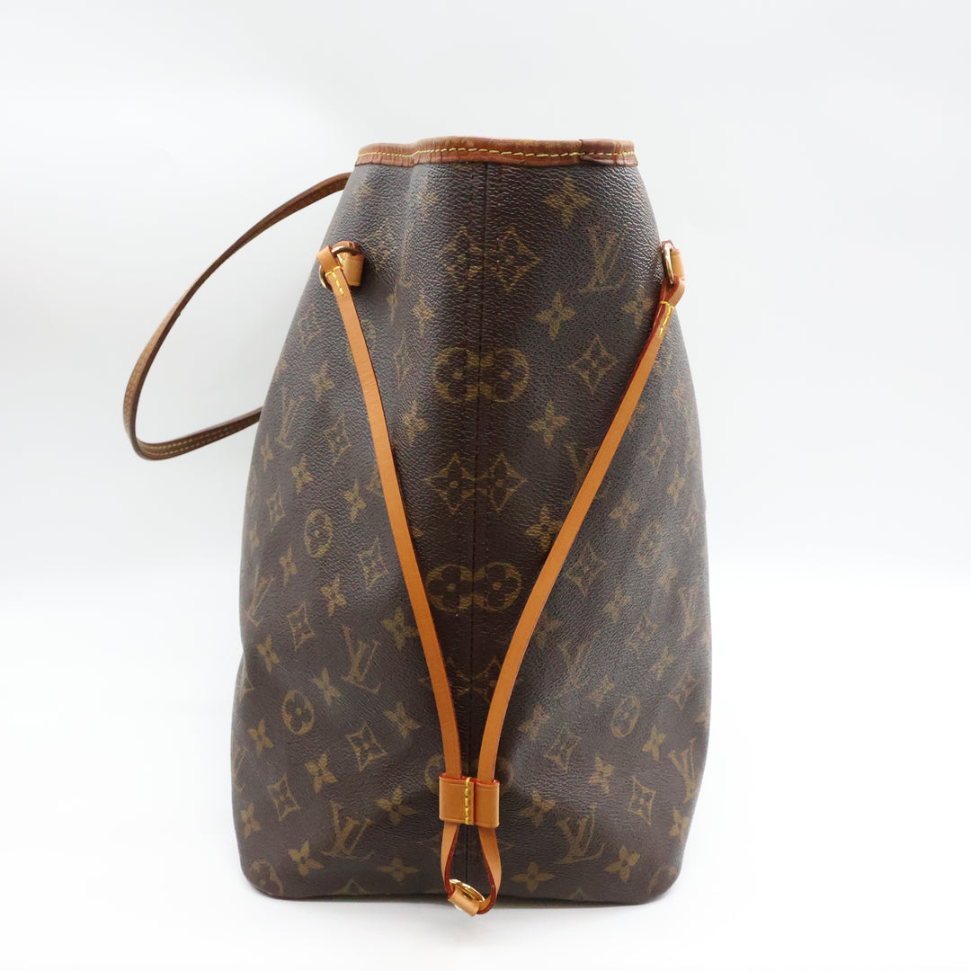Louis Vuitton Brown Monogram Neverfull GM Handbag