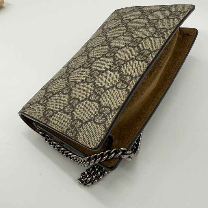 Gucci GG Dionysus Beige Super Mini Handbag