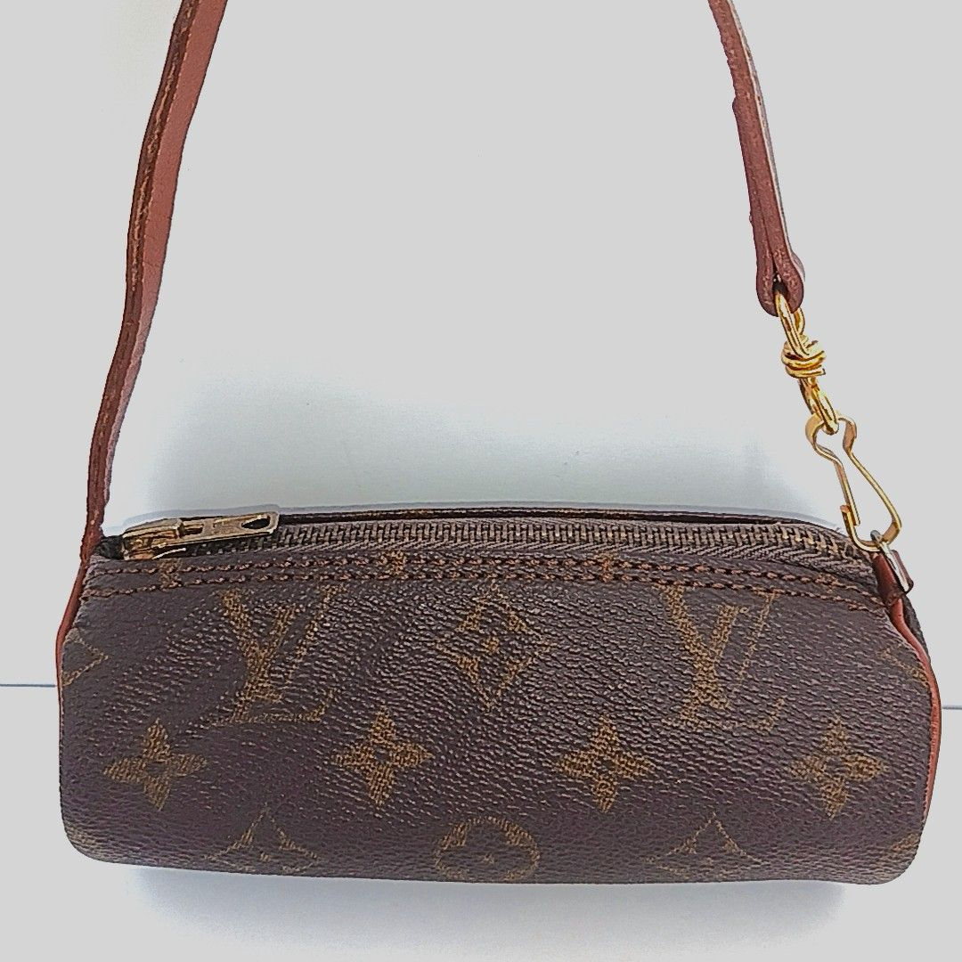 Louis Vuitton Vintage Brown Monogram Mini Papillon Pouch