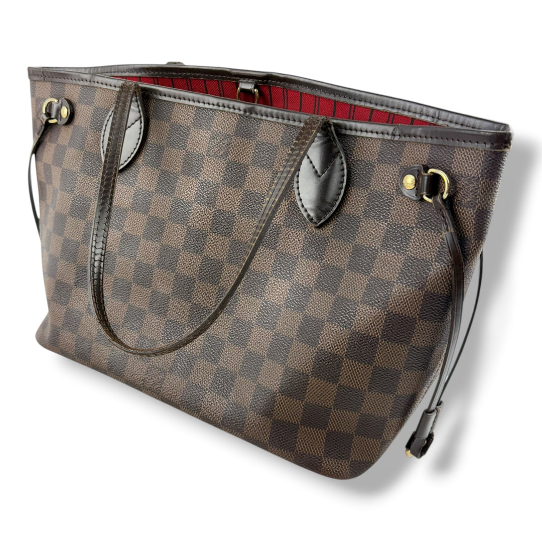 Louis Vuitton Brown Damier Neverfull PM Handbag