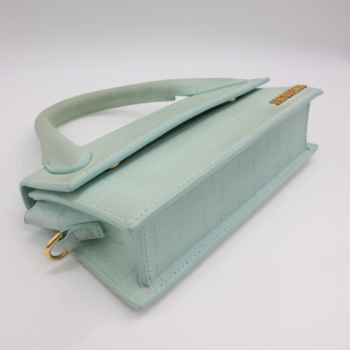 Jacquemus Le Chiquito Long Light Green Crossbody Handbag