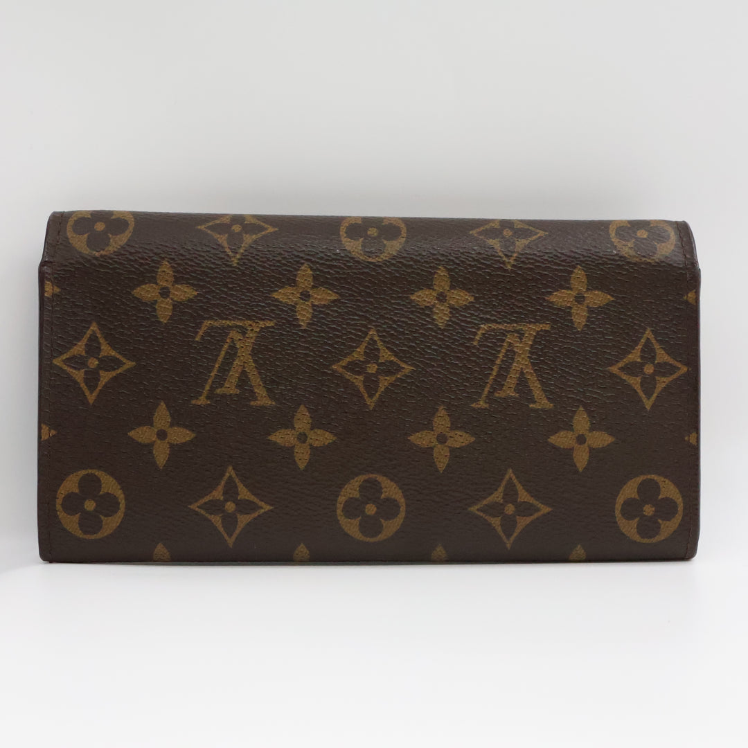 Louis Vuitton Emilie Brown Monogram Femme Wallet