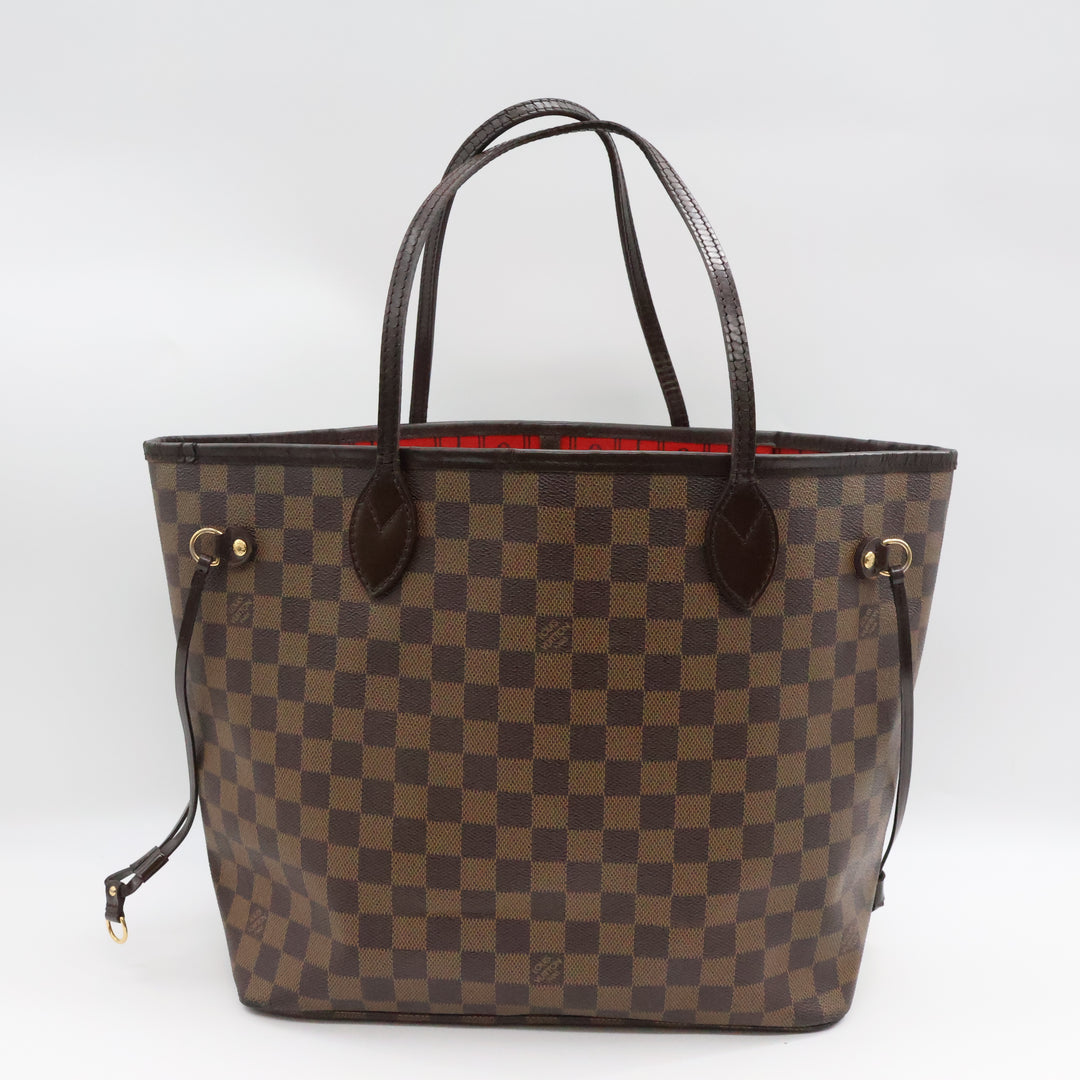 Louis Vuitton Brown Damier Neverfull MM Handbag
