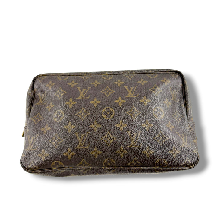 Louis Vuitton True Trousse 28 Brown Monogram Toiletry Pouch