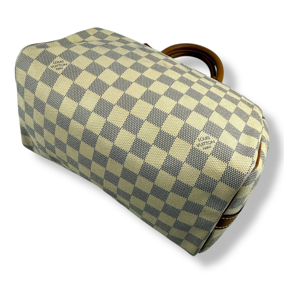 Louis Vuitton Damier Azur Speedy Bandouliere 25 Handbag