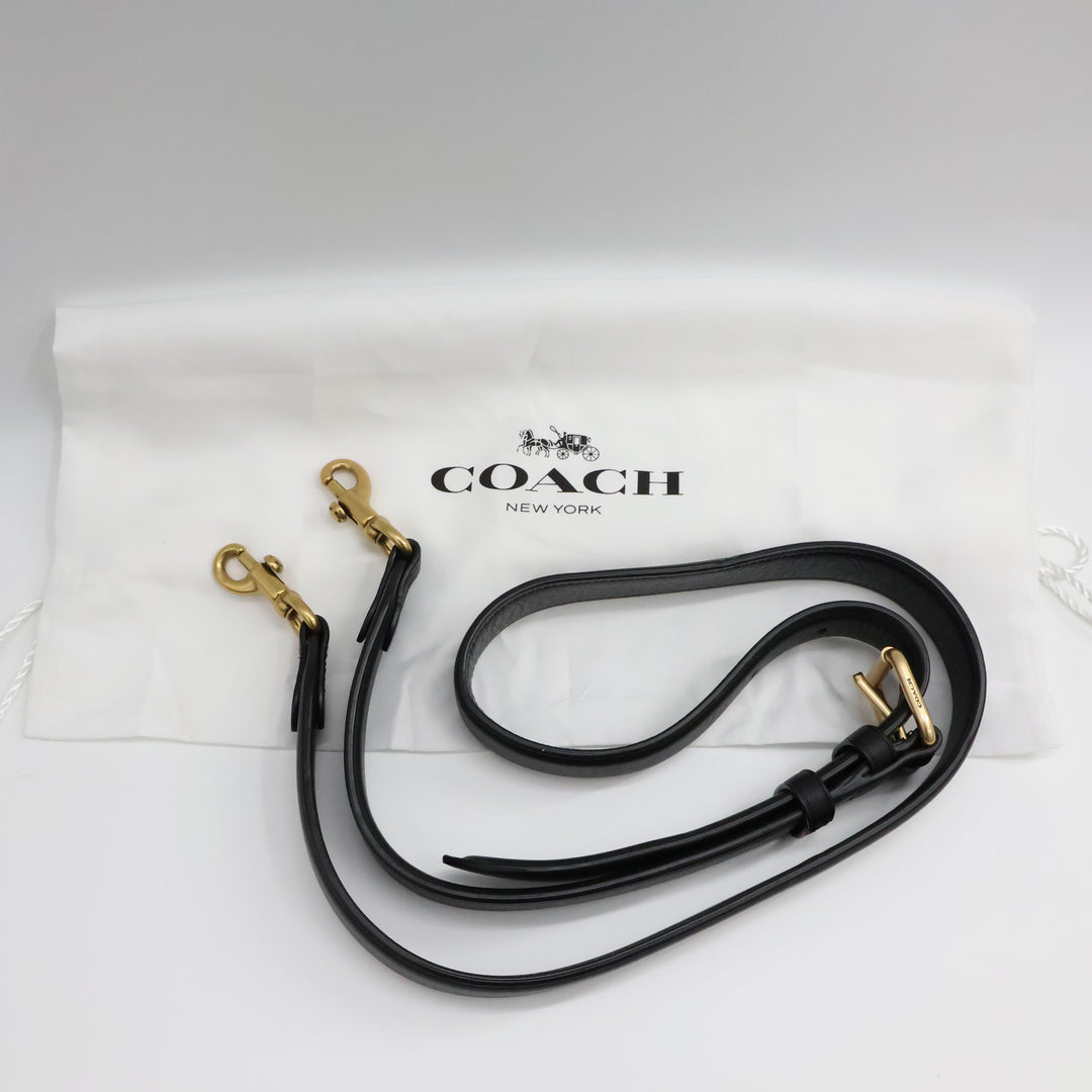 Coach Pillow Tabby 26 Black Leather Handbag