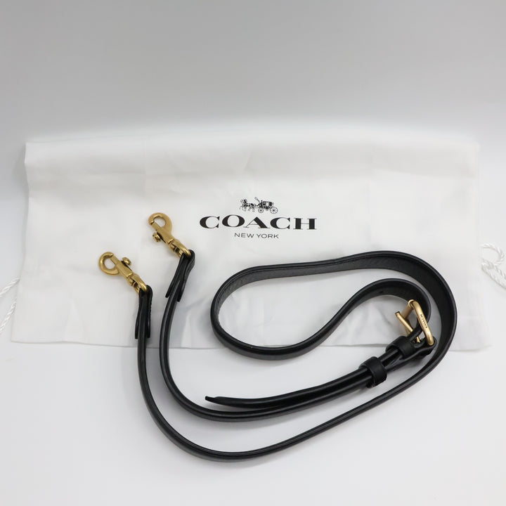 Coach Pillow Tabby 26 Black Leather Handbag