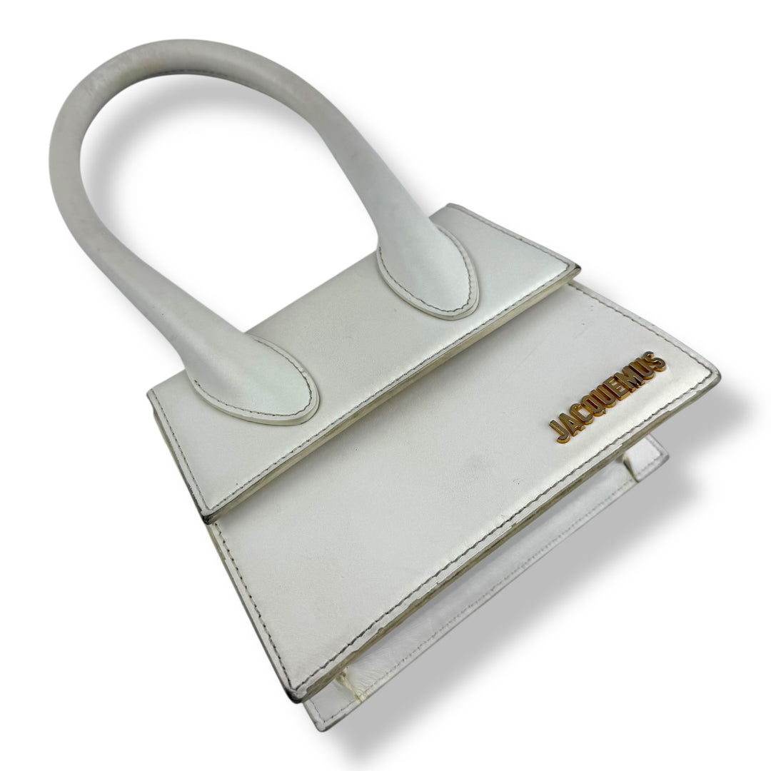 Jacquemus Le Chiquito Medium White Moyen Crossbody Handbag