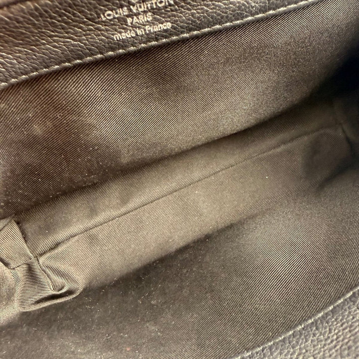 Louis Vuitton Lockme II BB Bag Black Calfskin Leather Handbag