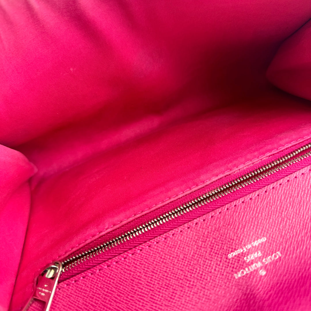 Louis Vuitton Hot Pink Epi Leather Cluny Handbag