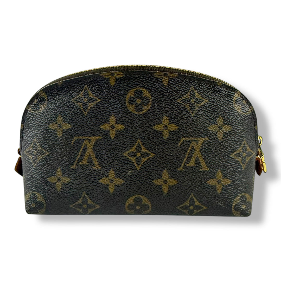 Louis Vuitton Brown Monogram PM Travel Cosmetic Pouch
