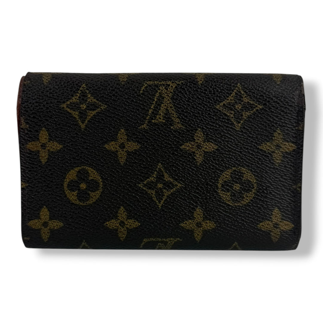 Louis Vuitton Brown Monogram Zippy Clip Purse