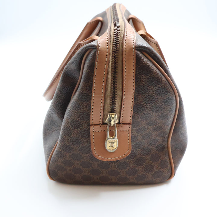 Celine Brown Boston Macadam Handbag