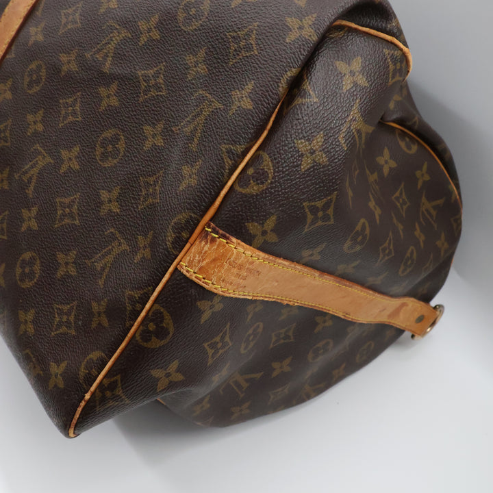 Louis Vuitton Bandouliere Vintage Brown Monogram 55 Keepall Duffle Bag