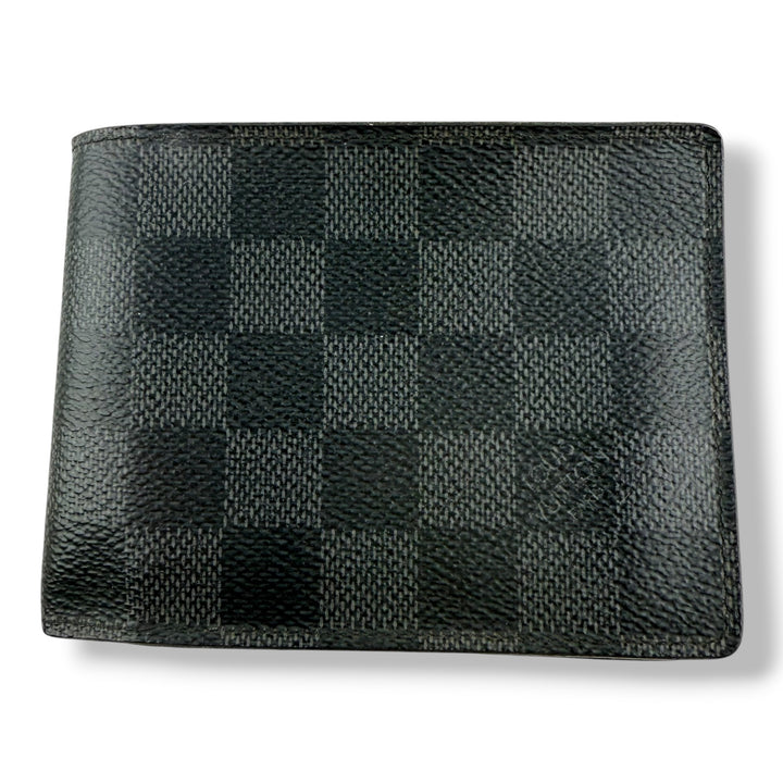 Louis Vuitton Vintage Bifold Damier Graphite Wallet