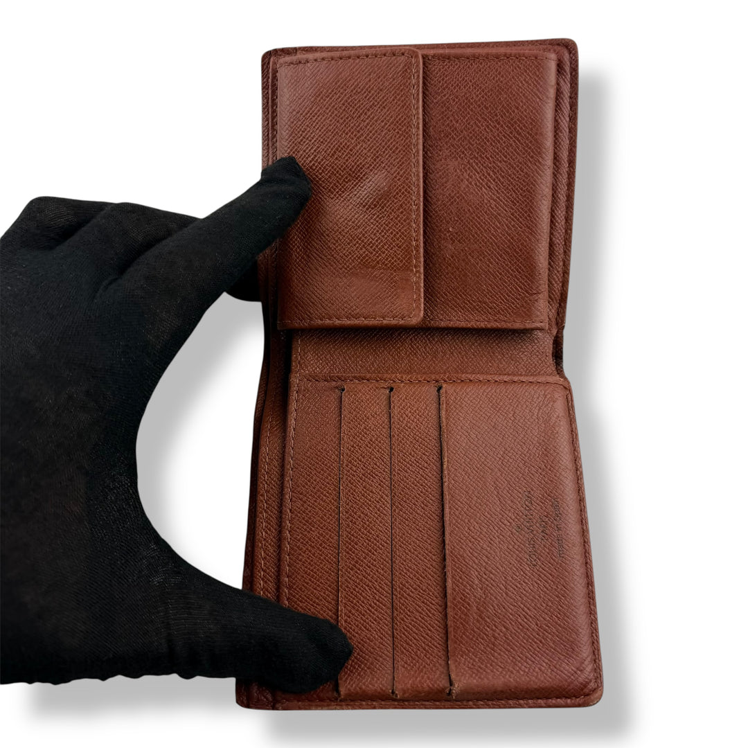Louis Vuitton Vintage Bifold Brown Monogram Wallet