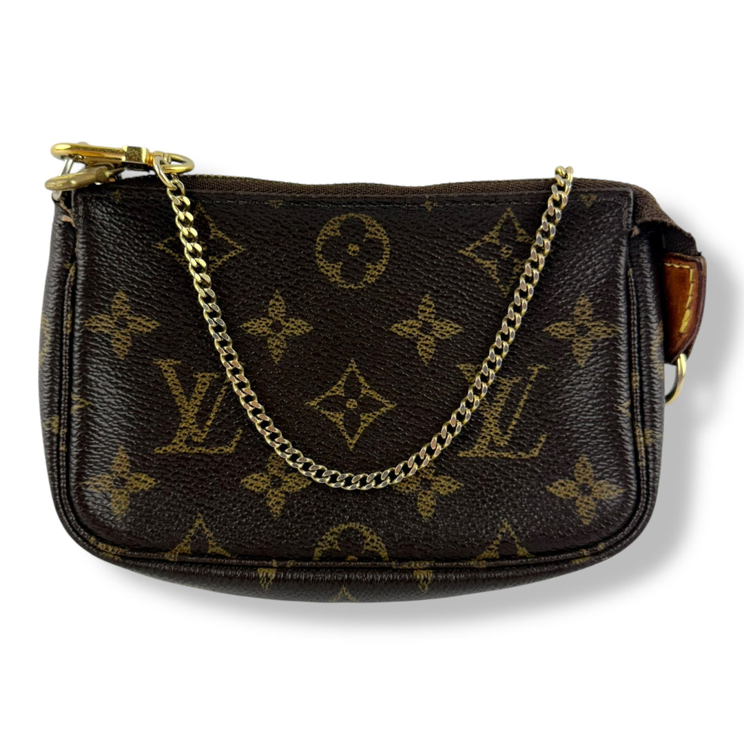 Louis Vuitton Mini Pochette Accessories Brown Monogram Bag