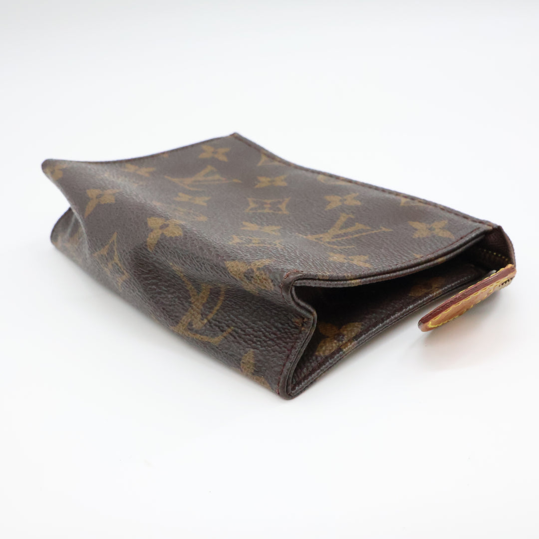 Louis Vuitton Brown Monogram Toiletry Pouch 15 Bag