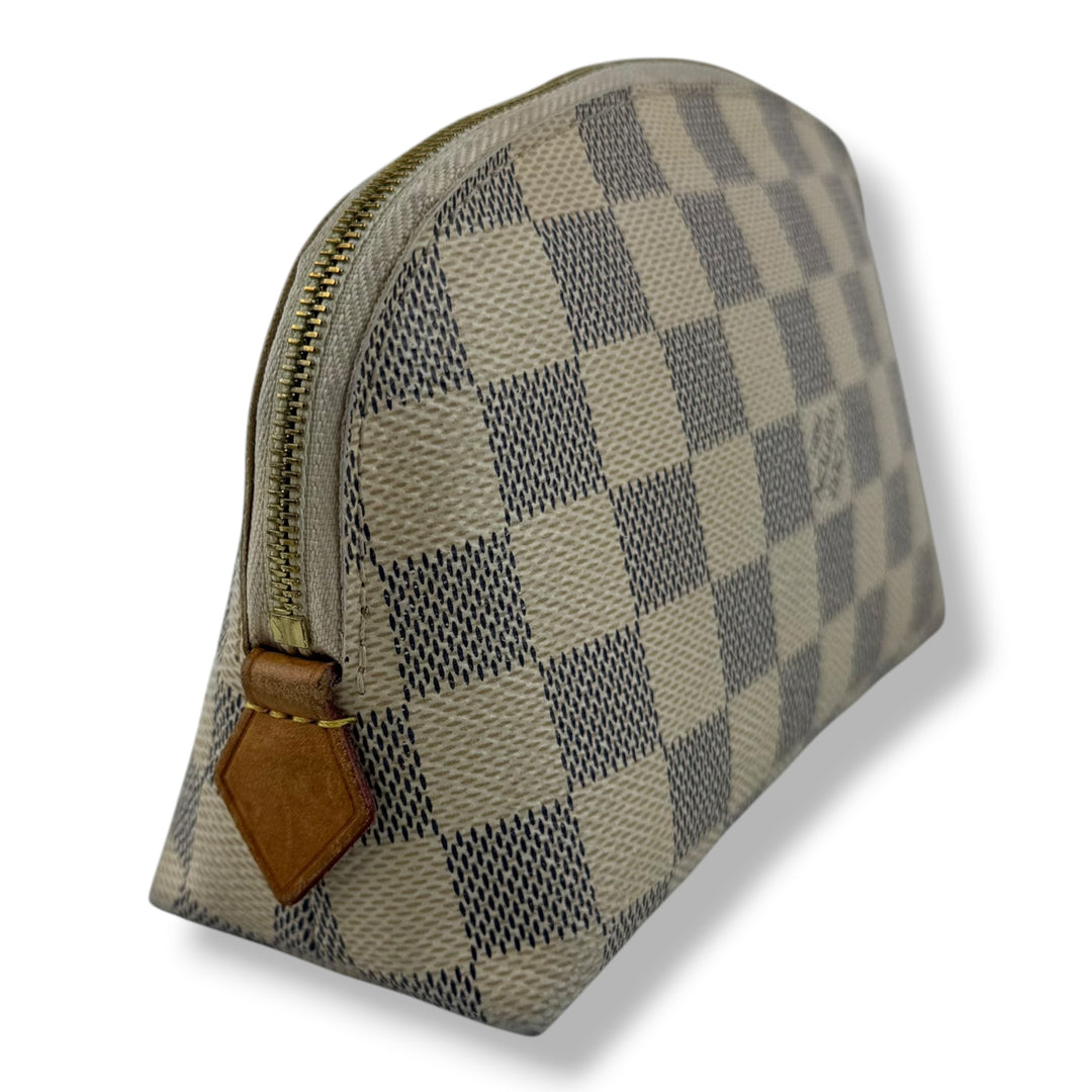 Louis Vuitton Damier Azur Travel Cosmetic PM Pouch