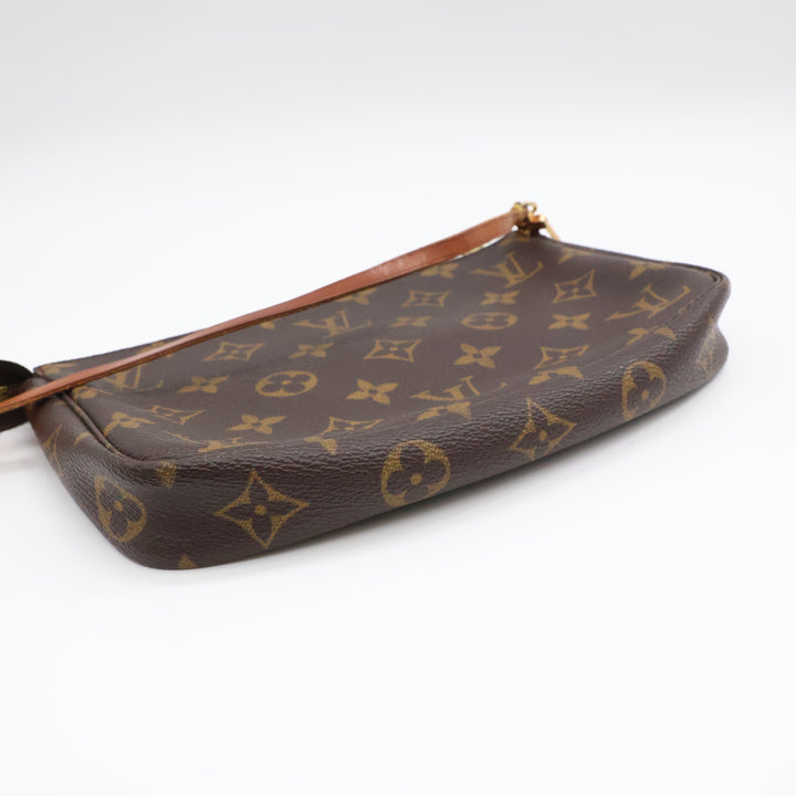 Louis Vuitton Pochette Accessories Brown Monogram Clutch Bag