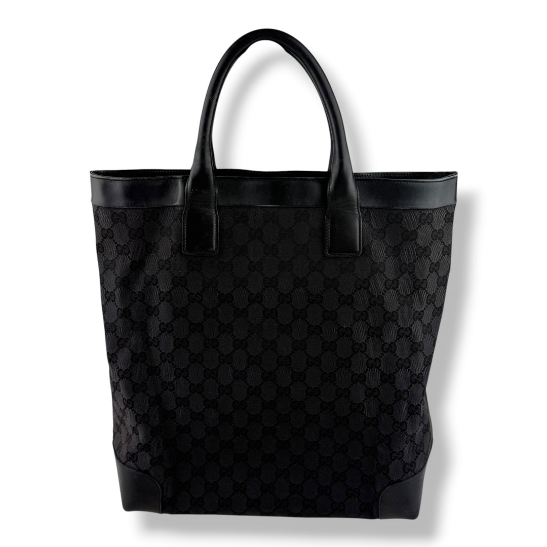 Gucci GG Canvas Black Tote Bag
