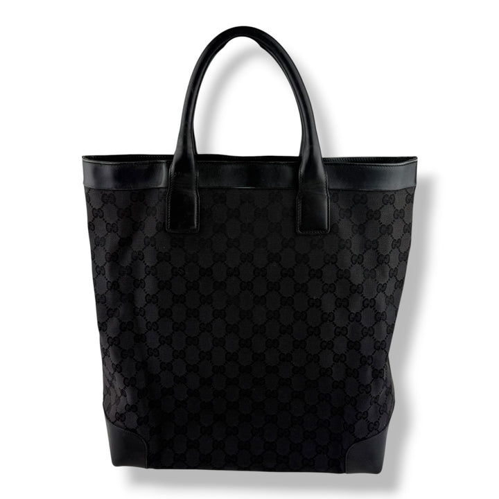 Gucci GG Canvas Black Tote Bag