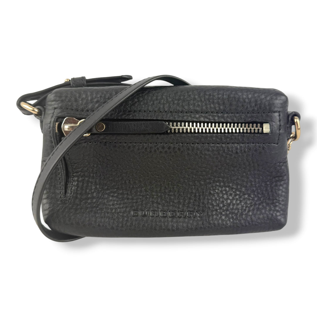 Burberry Black Leather Crossbody Bag