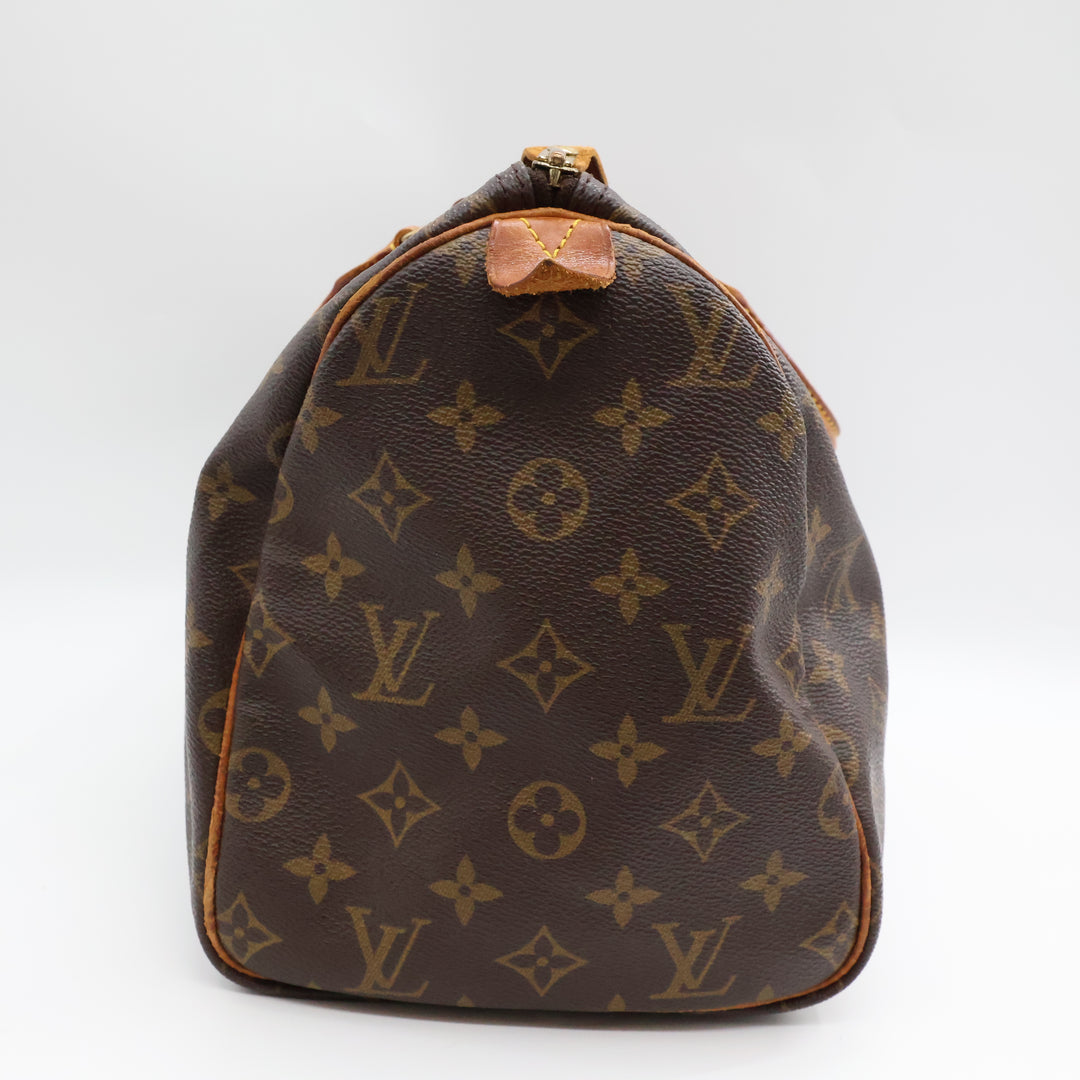 Louis Vuitton Speedy 30 Brown Monogram Handbag